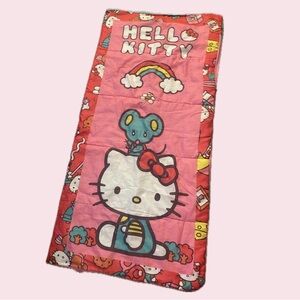Hello Kitty Pink and Teal Kids Sleeping Bag
